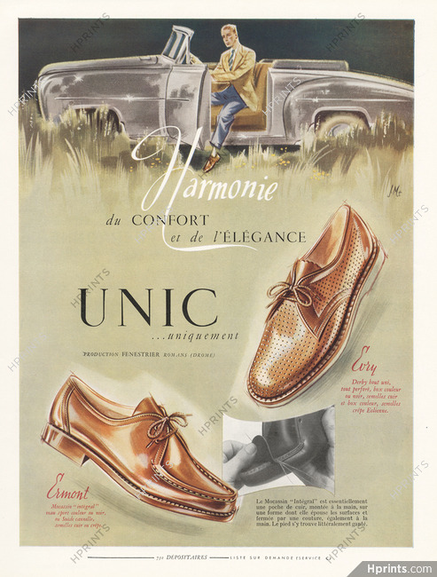 Unic (Shoes) 1953 Jean Mercey