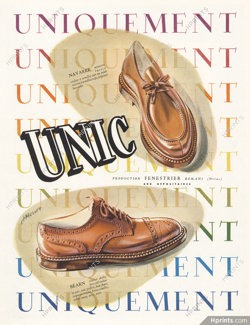 Unic (Shoes) 1950 Jean Mercey