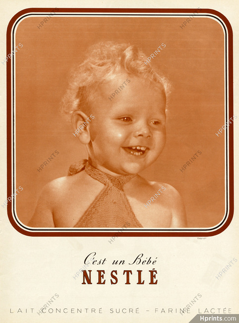 Bébé Nestlé 1936