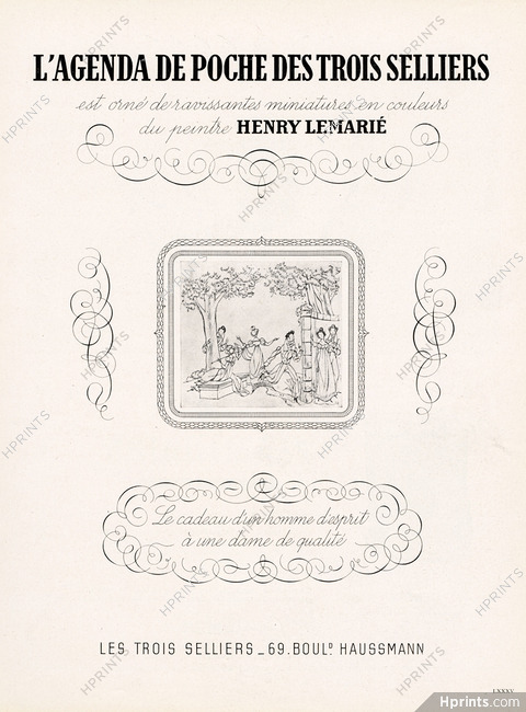 Les Trois Selliers 1949 Henry Lemarié