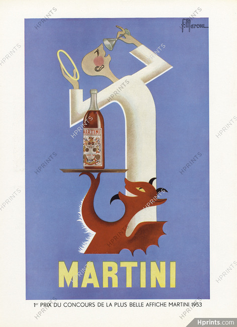 Martini 1954 F. Marcou, Angel vs Devil (L)