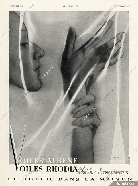Voiles Albène, Rhodia 1935 Photo Man Ray