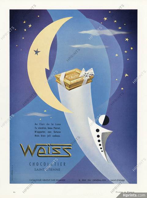 Weiss 1953 In the light of the Moon...my friend Pierrot...