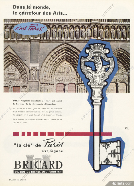 Bricard 1959 La Clé de Paris