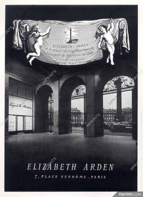 Elizabeth Arden 1939 shop window, 7 Place Vendôme, Paris
