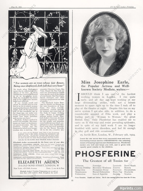 Elizabeth Arden (Cosmetics) 1924 Towle