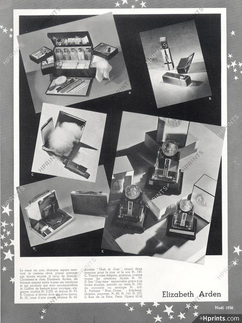 Elizabeth Arden (Cosmetics & perfumes) 1936 Vanity-case, Blue Grass