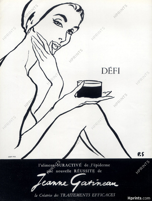 Jeanne Gatineau (Cosmetics) 1954 Pierre Simon