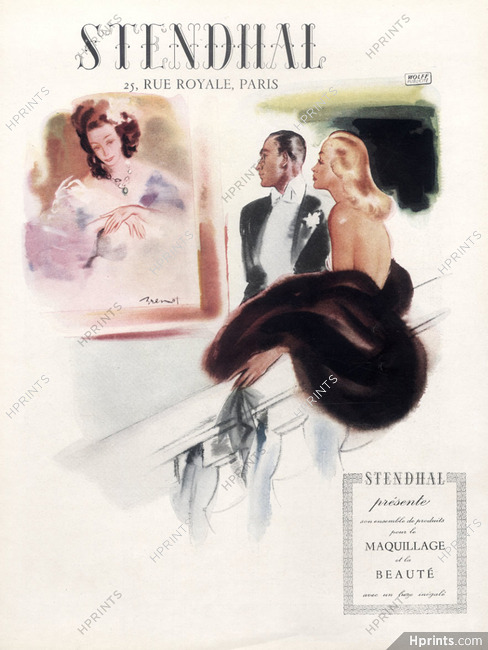 Stendhal 1945 Brénot Elegant Parisienne