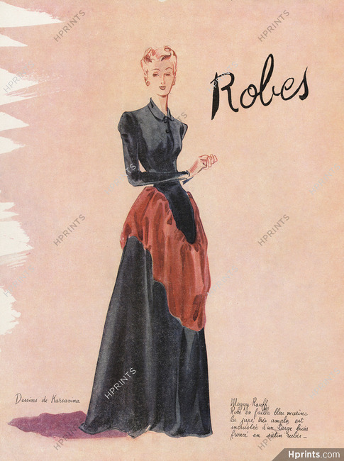 Maggy Rouff 1941 Evening Gown, Karsavina