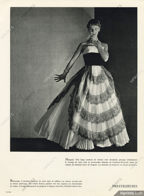 Lucile Manguin 1954 Dognin lace, Cendron-Perceval
