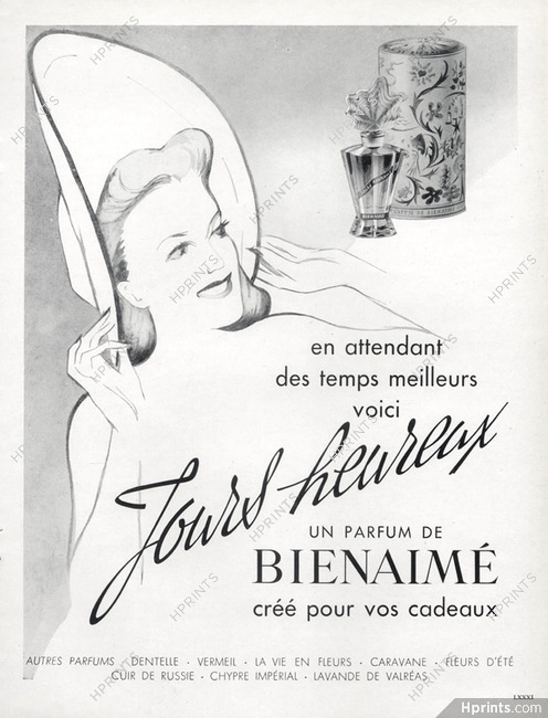 Bienaimé (Perfumes) 1948 Jours Heureux