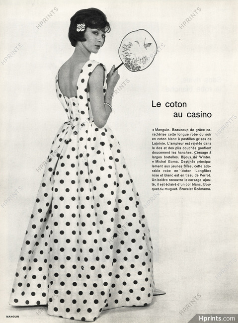 1960 polka dot dresses