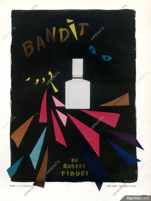 Robert Piguet (Perfumes) 1946 Bandit Bouldoires, Cat