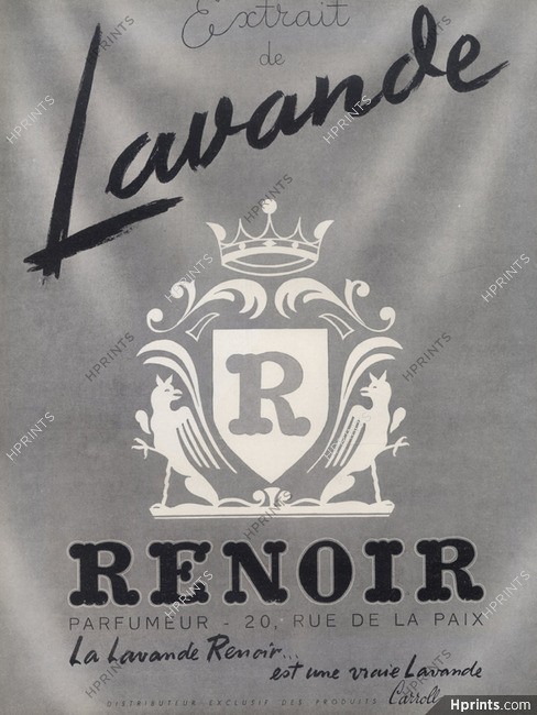 Renoir (Perfumes) 1942 Lavande