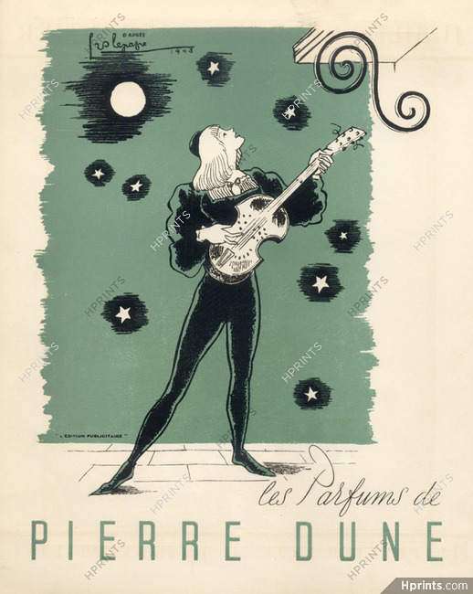 Pierre Dune (Perfumes) 1944 Georges Lepape