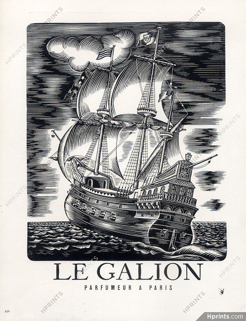 Le Galion (Perfumes) 1946 Louis Ferrand