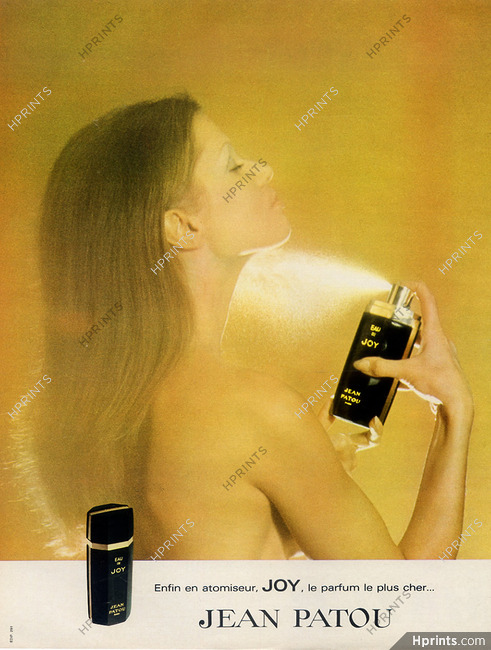 Jean Patou (Perfumes) 1971 atomizer, Eau de Joy
