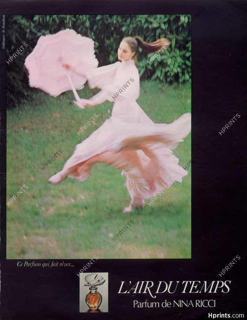 Nina Ricci (Perfumes) 1973 L'Air du Temps, Photo David Hamilton