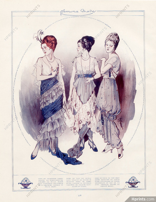 Soulié 1913 Fashion Illustration