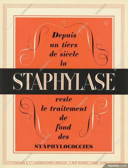 Staphylase 1936 Laboratoires Lebeault