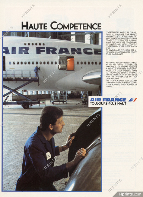 Air France 1983 Haute compétence