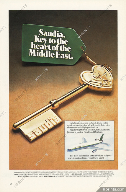 Saudia - Saudi Arabian Airlines 1977