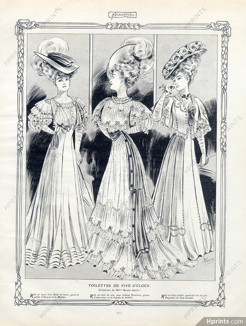Boué Soeurs (Couture) 1906 Toilette de Five O'Clock