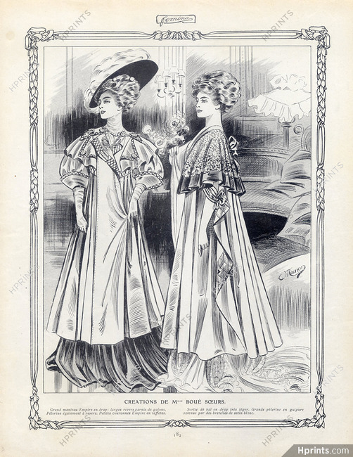 Boué Soeurs (Couture) 1906 Evening Coat