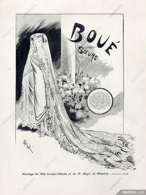 Boué Soeurs (Couture) 1908 Wedding dress, Soulié