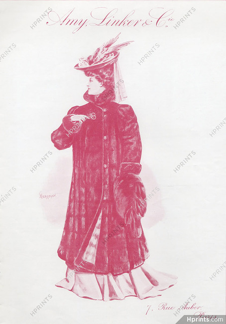 Amy Linker 1905 fur coat, Sergeant