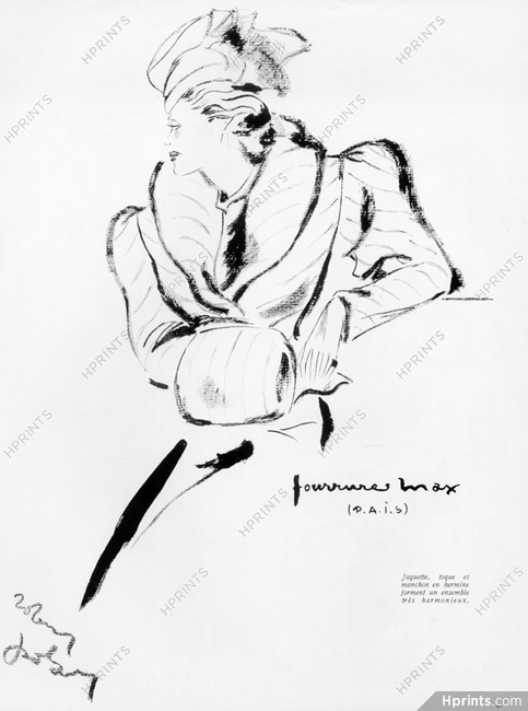 Robert Polack 1938 Fourrures Max (Fur Clothing)