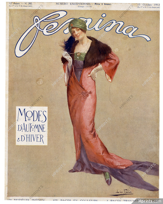 Léon Fauret 1912 Modes d'Automne et d'hiver, Femina cover