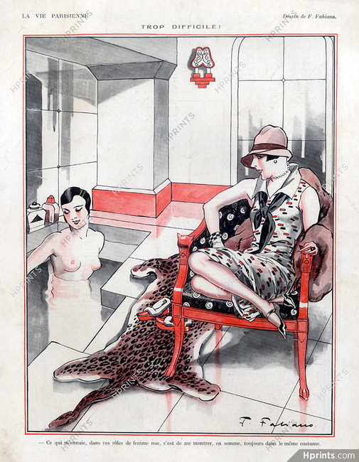 Fabien Fabiano 1926 topless