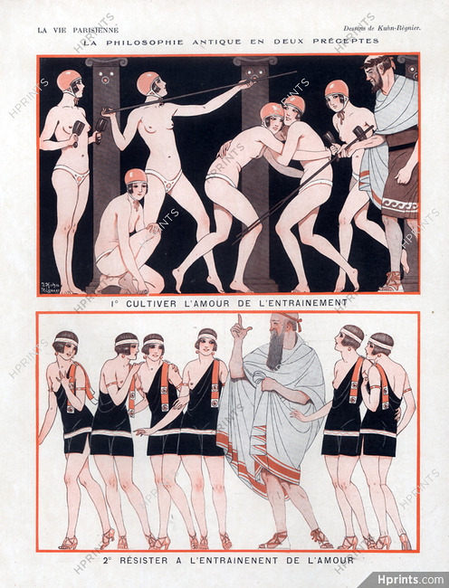 Joseph Kuhn-Régnier 1925 "Philosophie antique" sports training