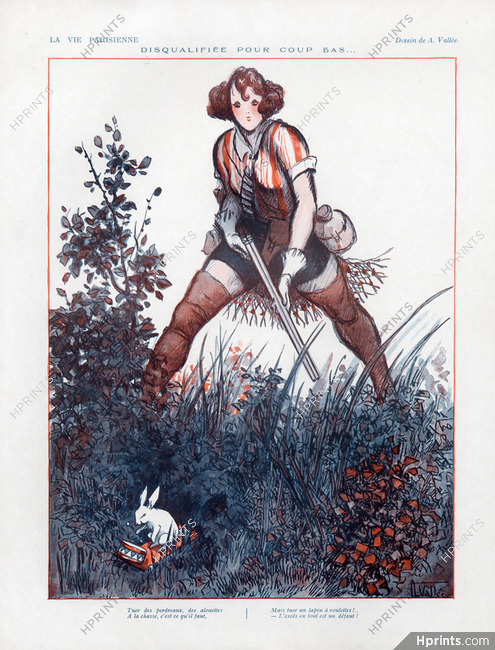 Armand Vallée 1925 huntress