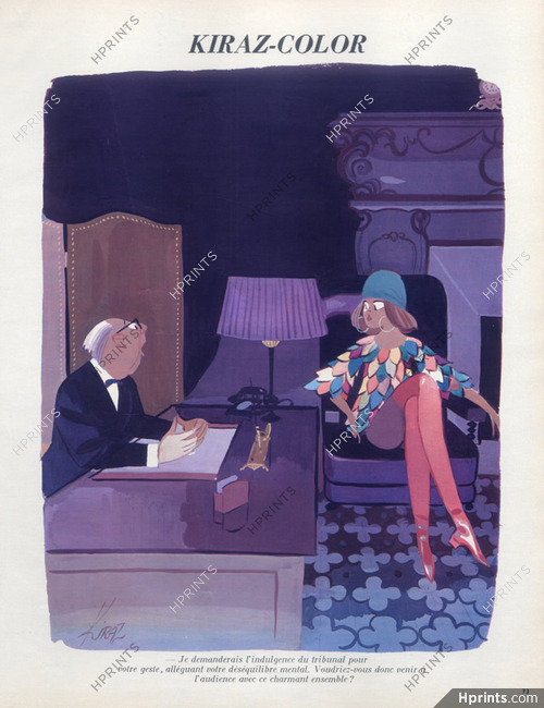 Edmond Kiraz 1971 Elegant Parisienne, with lawyer