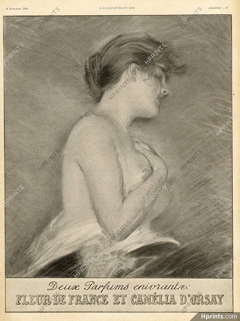 D'Orsay 1919 Helleu, Fleur de France, Camélia d'Orsay