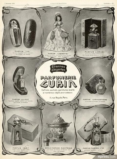 Lubin (Perfumes) 1912 Tibi, Lubinette (doll), Liérami, Lilliput...