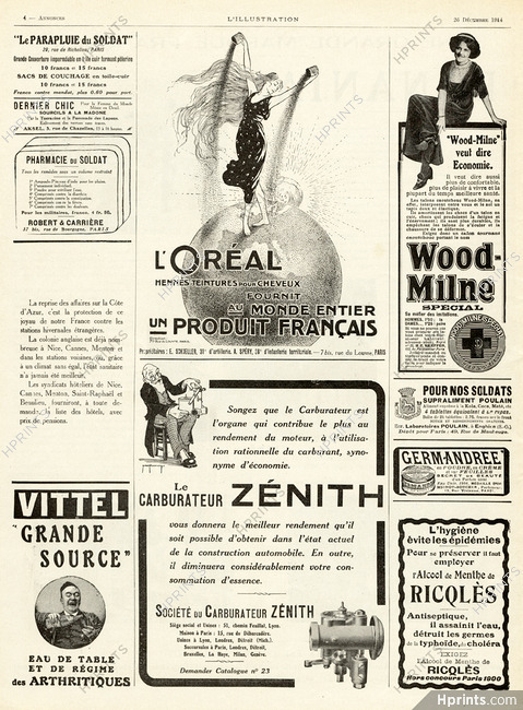 L'Oréal 1914 Hennés, Produit Français