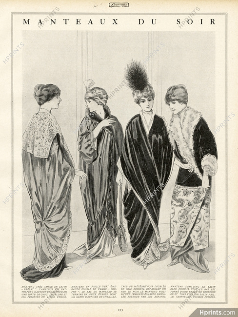 Evening coats 1912