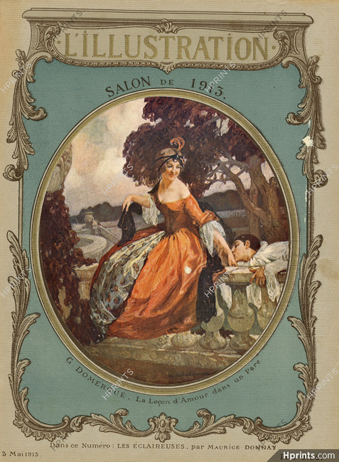Jean-Gabriel Domergue 1913 La Leçon d'Amour, cover