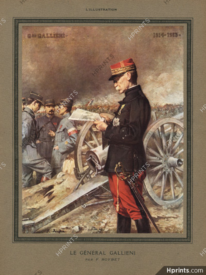 F. Roybet 1915 Le Général Gallieni, World War I