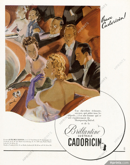 Cadoricin 1948 Paulin, Elegant Parisienne, Hairstyle (L)