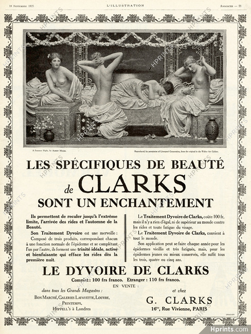 Divoire de Clarks (Body Care) 1925 Albert Moore
