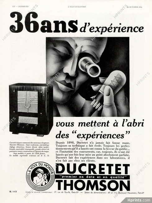 Ducretet-Thomson 1934