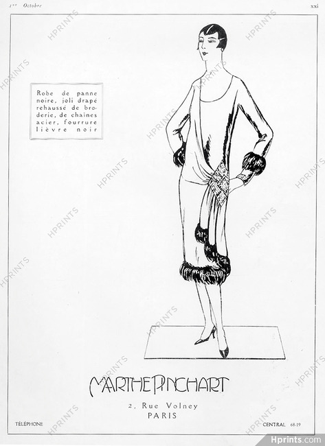 Marthe Pinchart (Couture) 1925