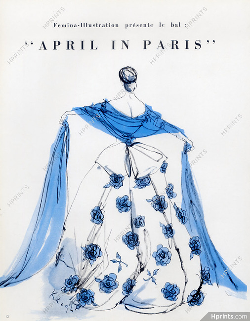Jacques Fath 1956 "April in Paris" Tom Keogh