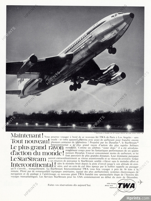 TWA (Airlines) 1962 StarStream