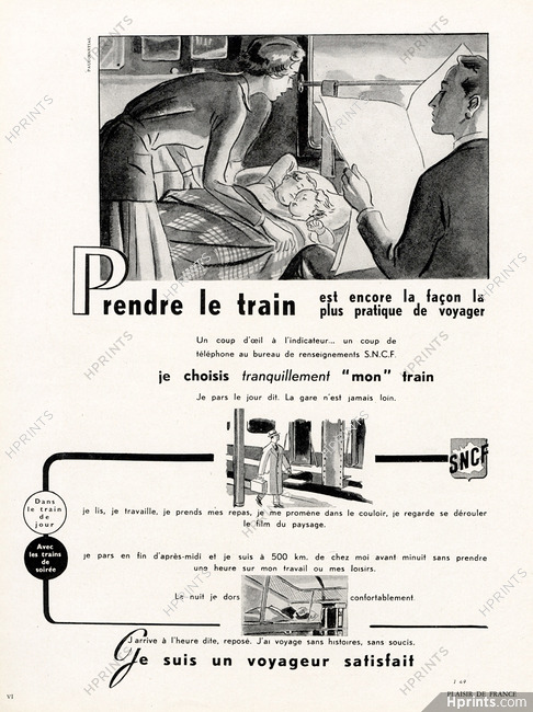 SNCF 1951 Prendre le train